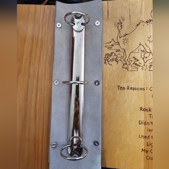 One of a kind handmade 3 ring binder - Picture 2 of 6